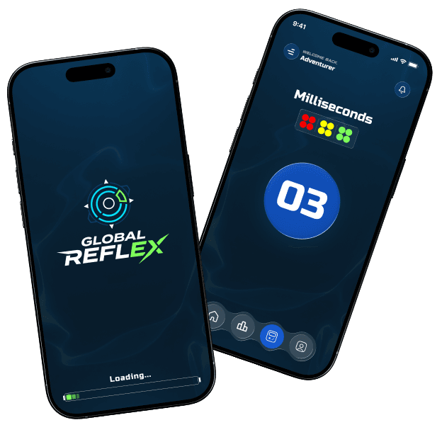 Global Reflex Game App. Mobile Image...
