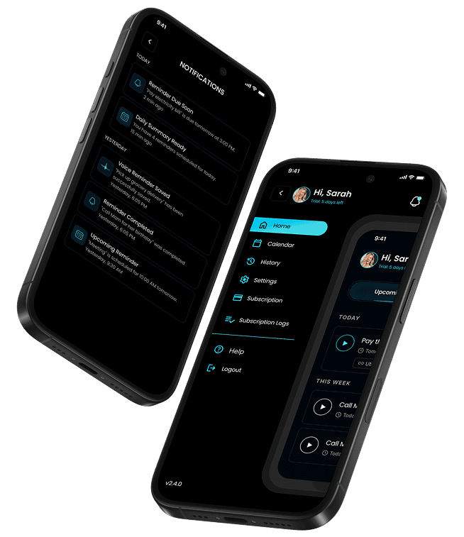 MINDE PUTS YOUR VOICE AT THE CENTER. App Screens